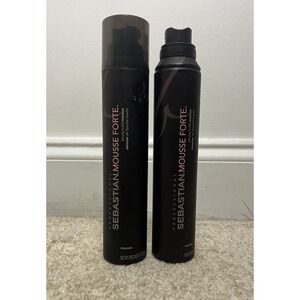 Sebastian Mousse Forte Strong Hold Mousse 7 oz Lot of 2 (1 full, 1 40% full)